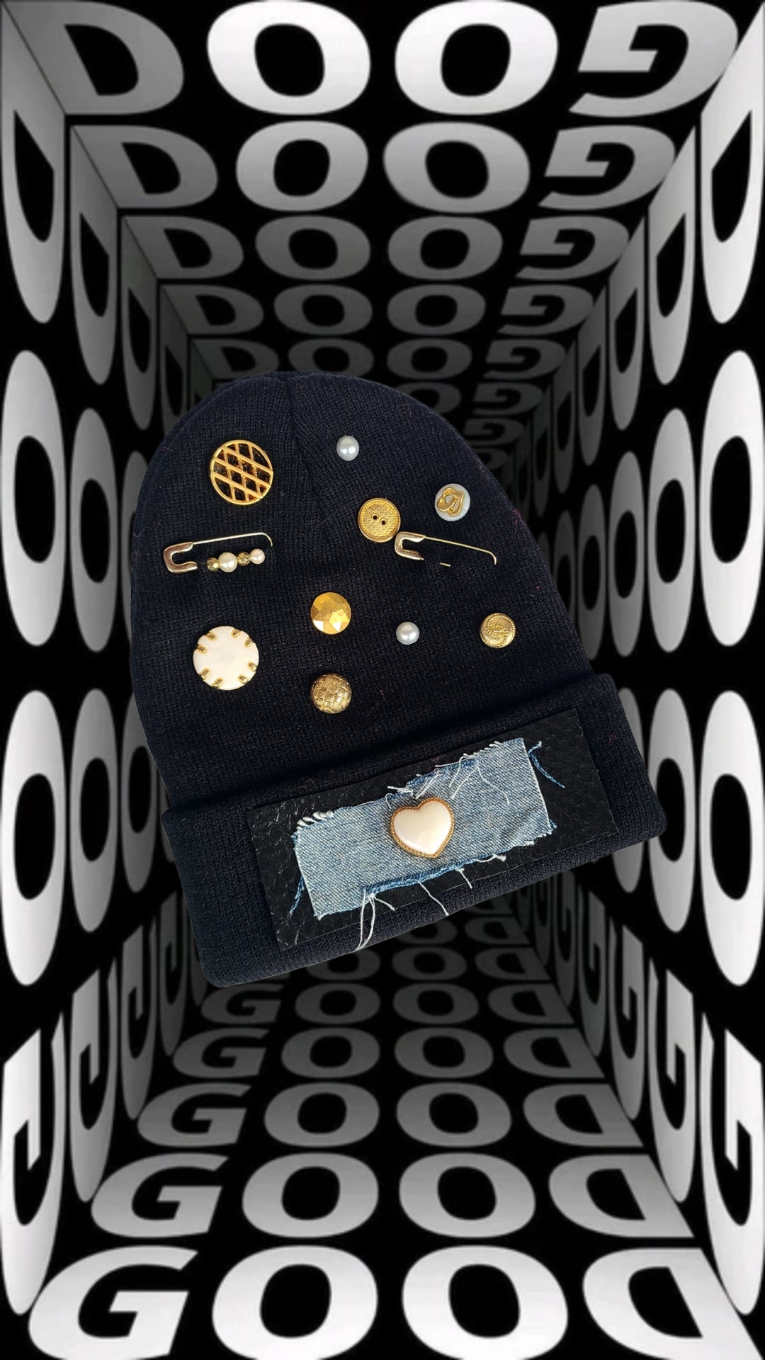 Button Couture Beanie