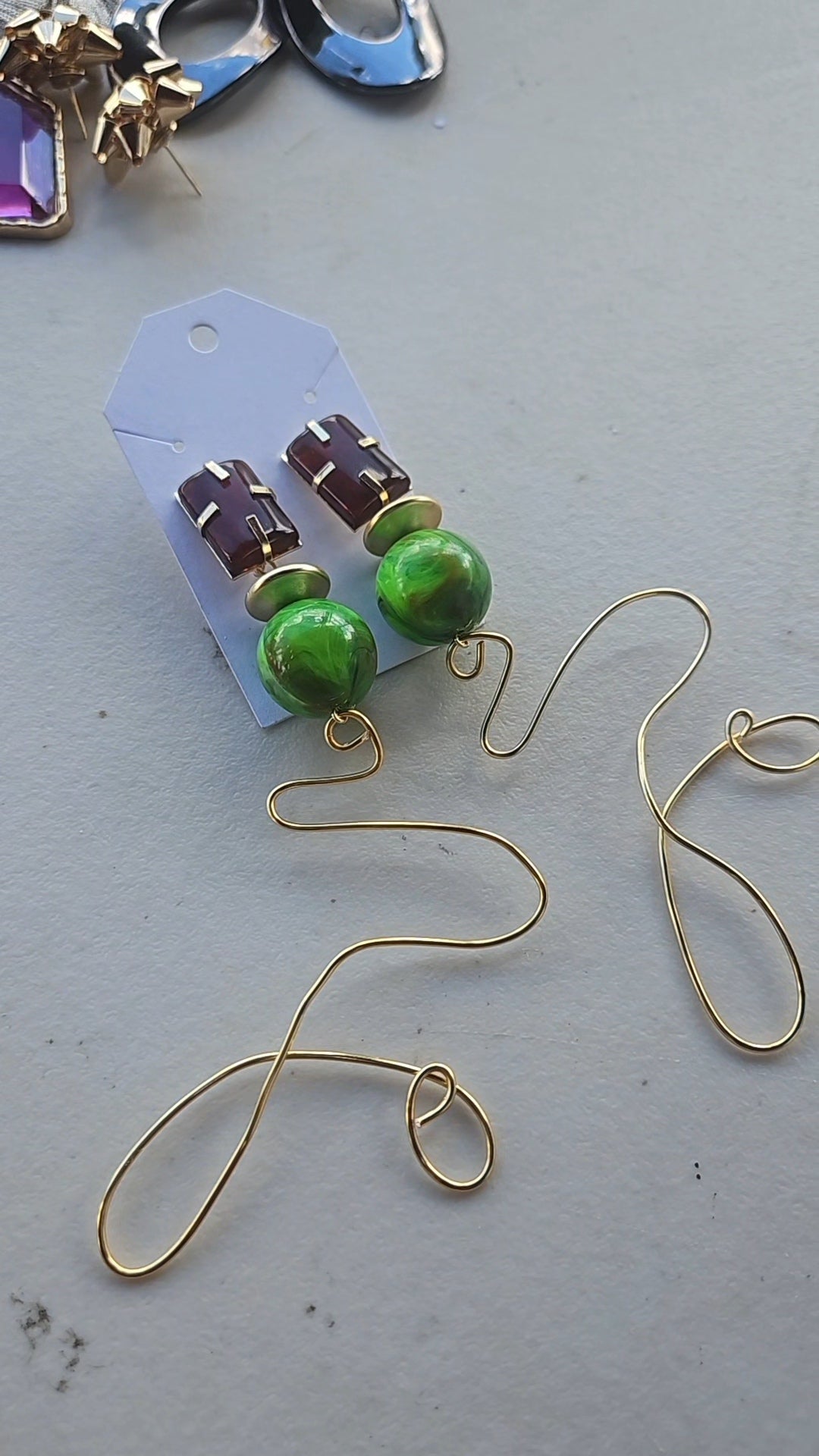 The Lime Wire Couture Earrings