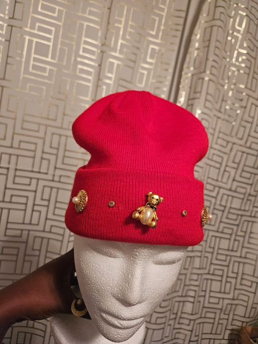 The Cozy Ruby Bear Beanie