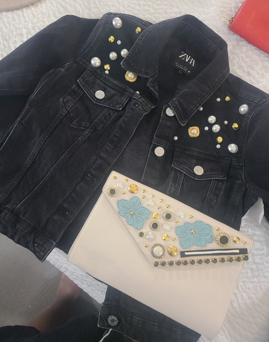 Edgy Elegance Denim Jacket