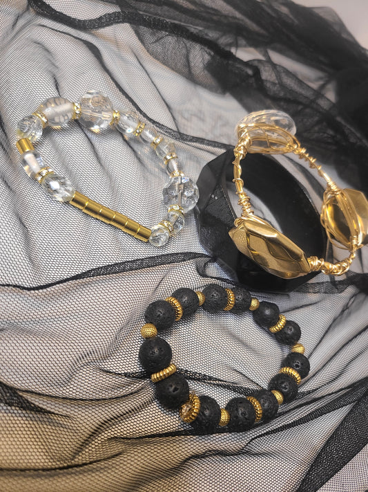 Eclipse Elegance Bracelet Stack