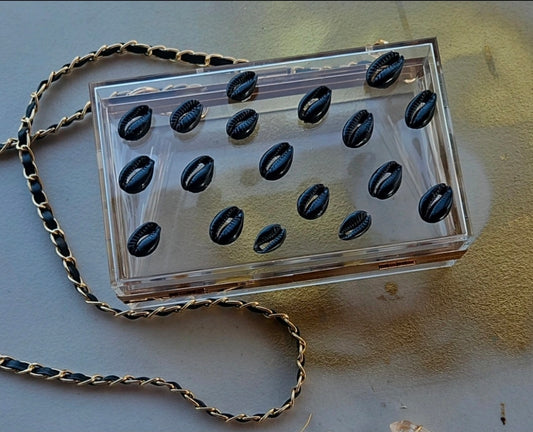 The Clear-ly Cowrie Crossbody