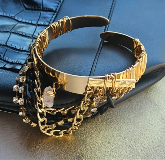 The Rebel Edge Multi-Chain Cuff