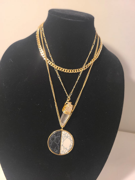 Cosmic Harmony Layered Necklace