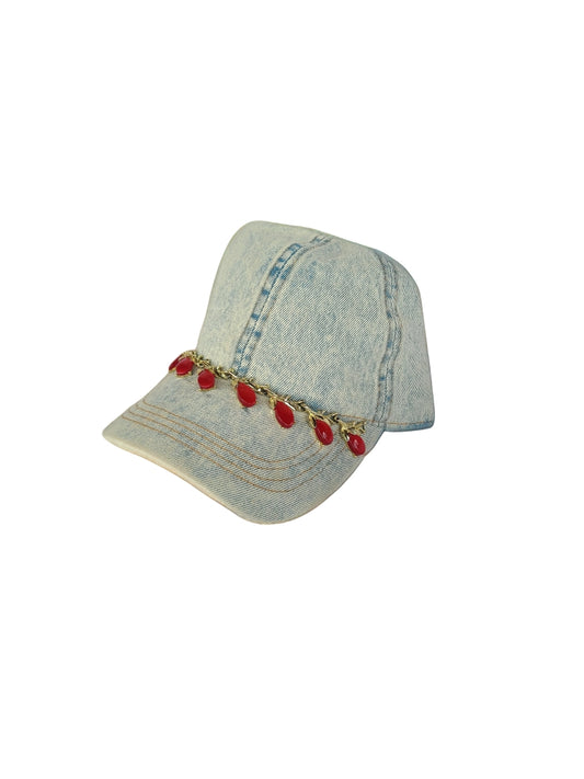 Berry Sweet Denim Cap