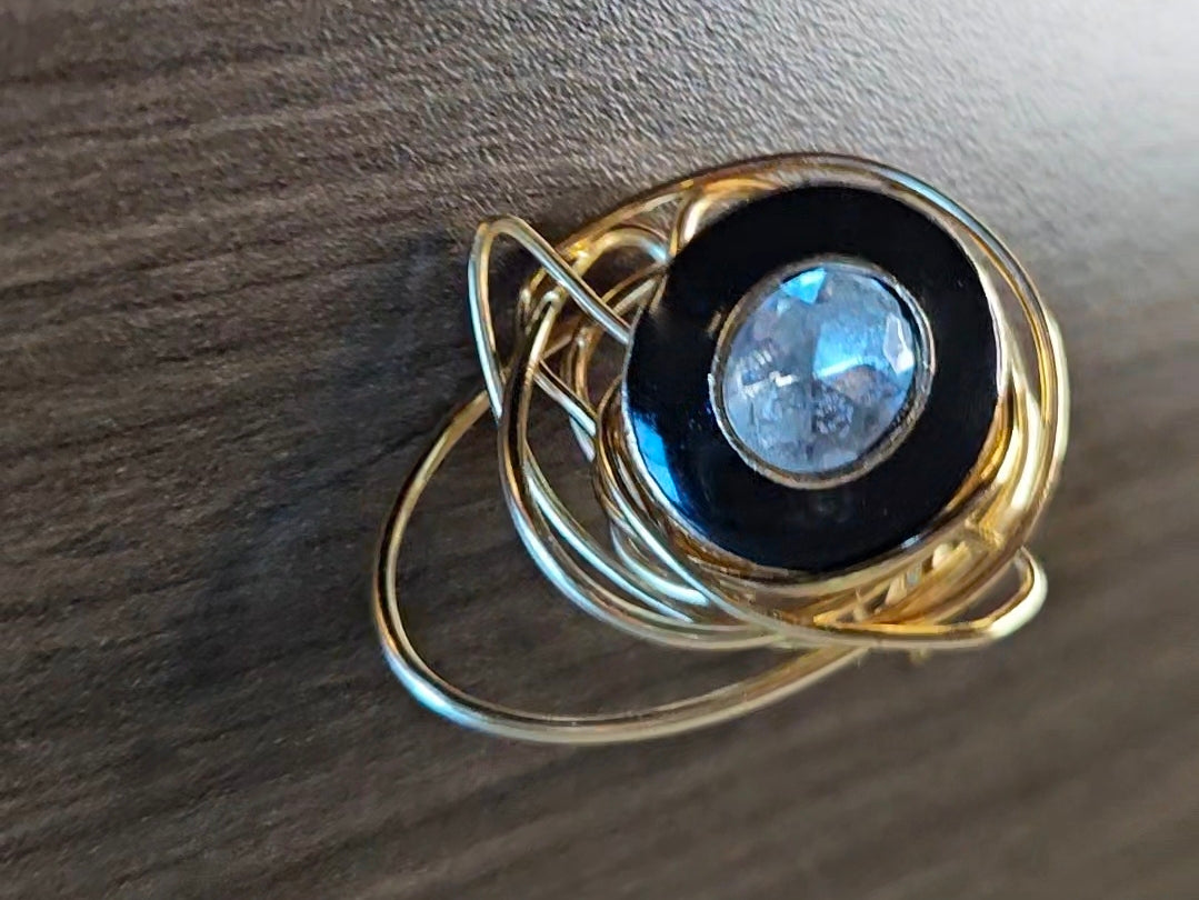 The Cosmic knot cocktail ring