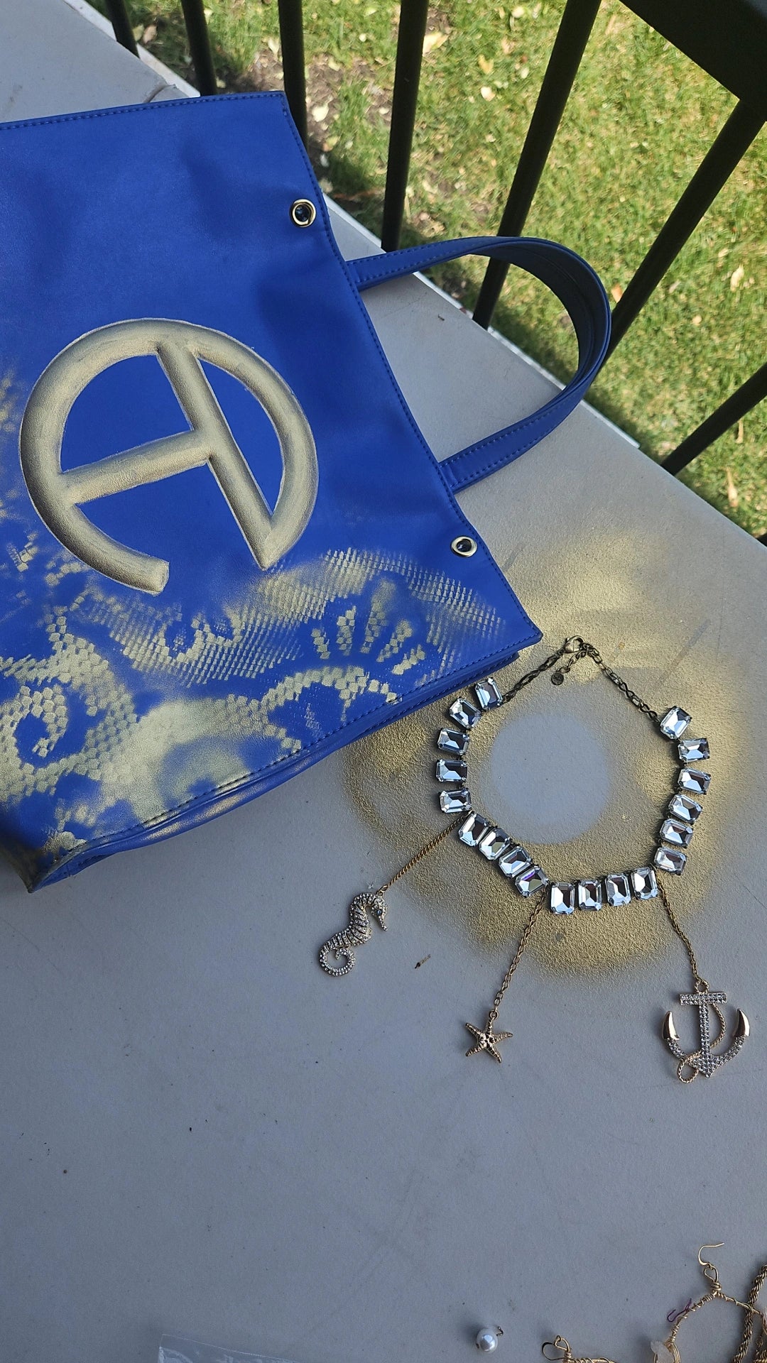 The Telfar Cobalt Lace Custom