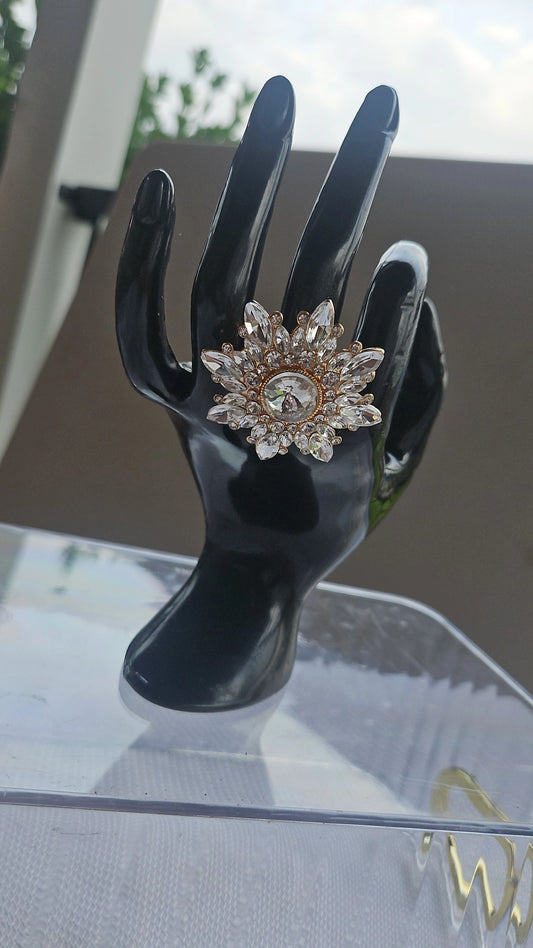 The Crystal Compass Ring
