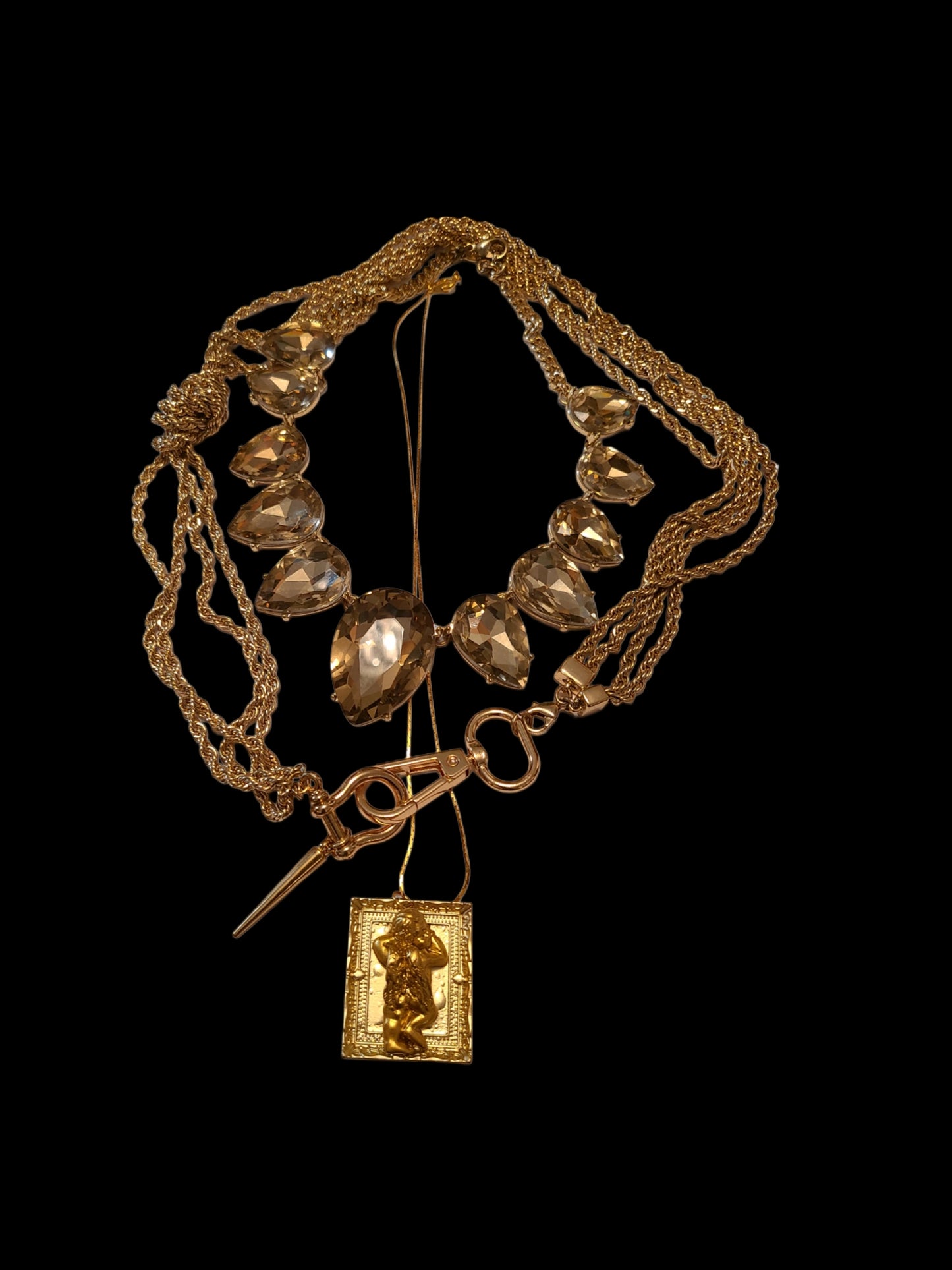 Dazzle & Drape necklace Stack