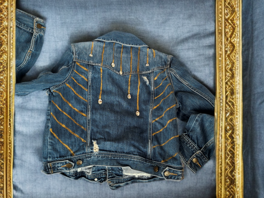 Dazzle Drizzle Denim Jacket