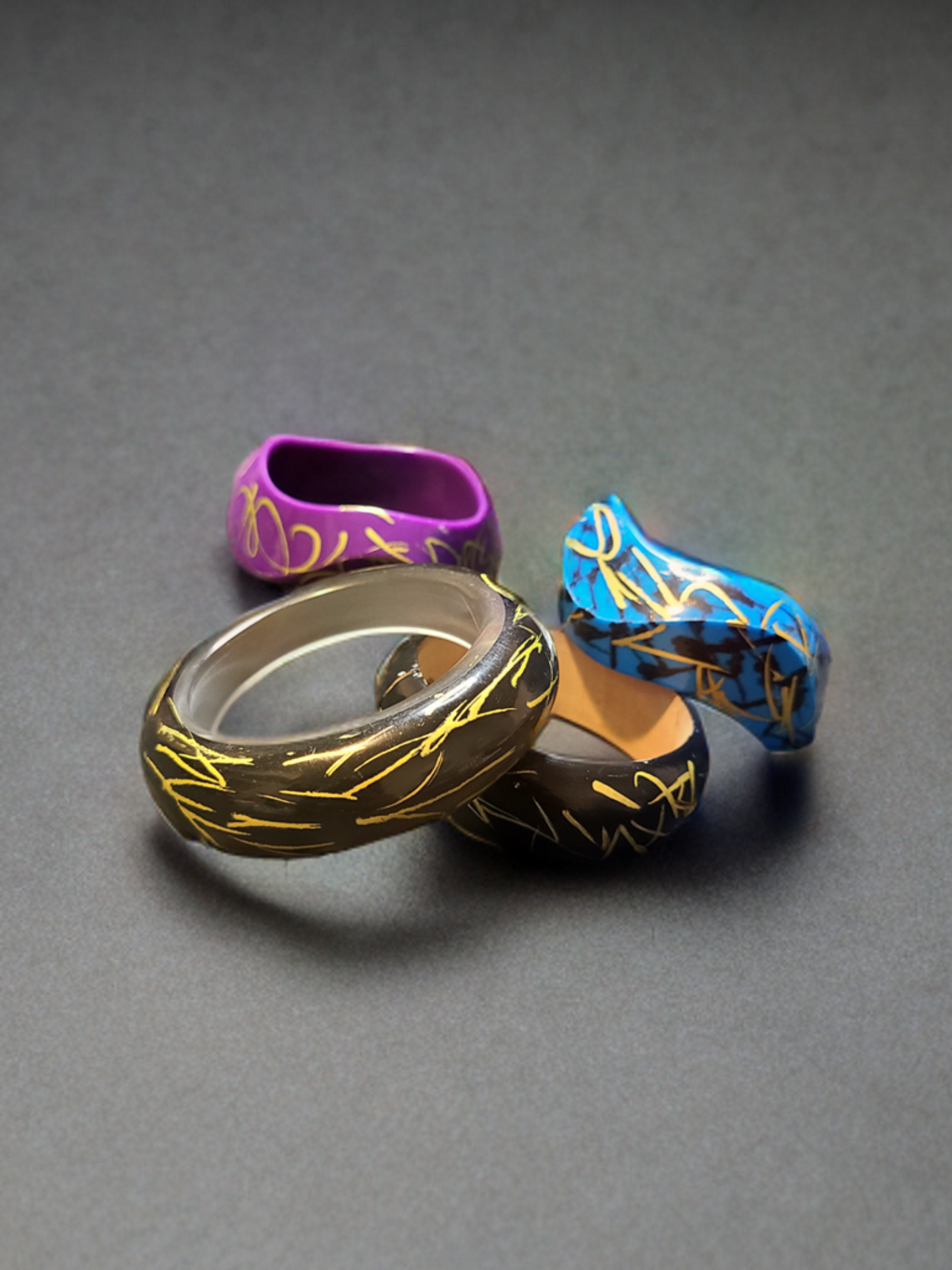 Vibrant Graffiti Bangle