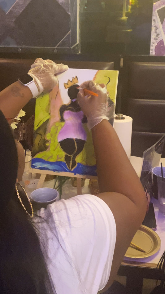 Paint and Sip Party